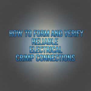 Read more about the article Electrical Crimp Connectors  — Process, Tooling, and Quality Control in the Hudson Valley